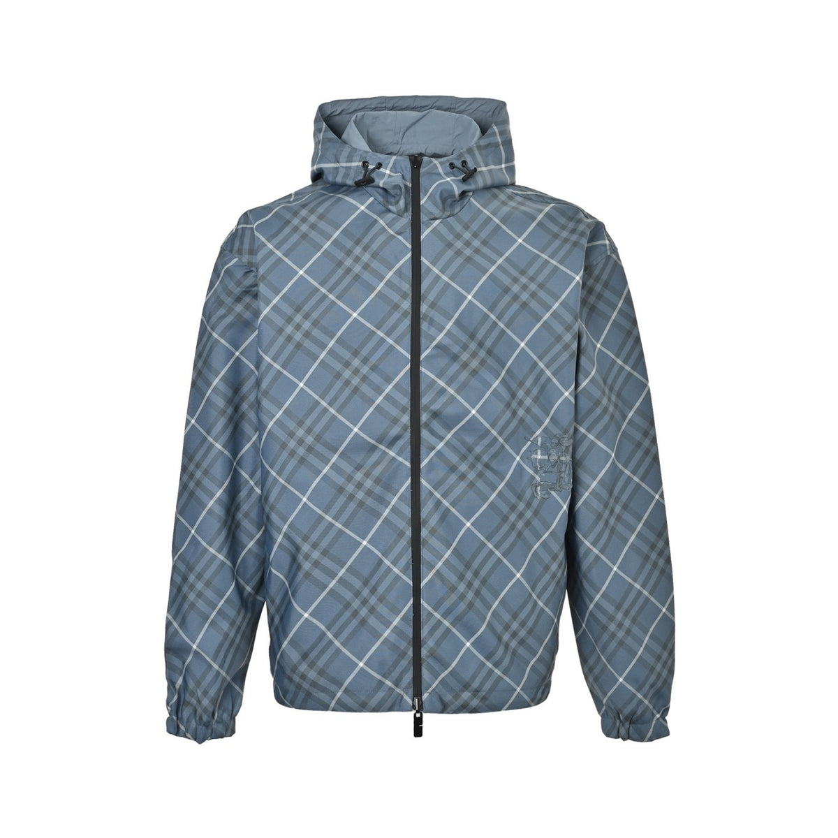 MANTEAU CARREAUX BLEU