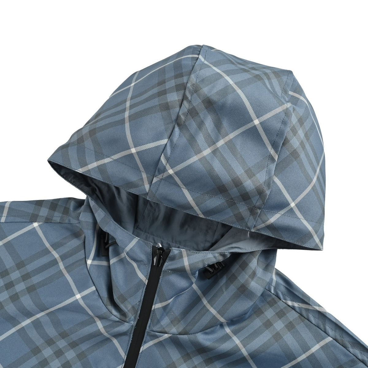 MANTEAU CARREAUX BLEU